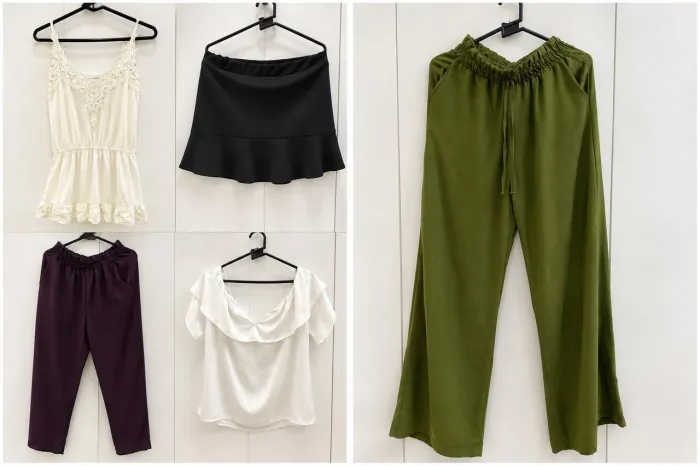 Lote roupas