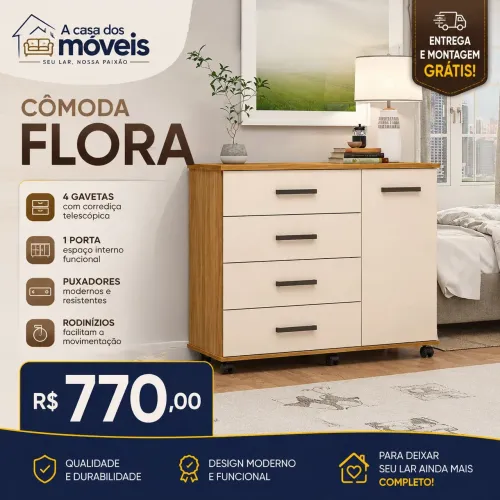 Cômoda Flora