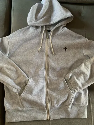 Moletom de zíper boxy