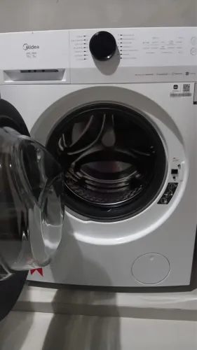 Máquina de lavar e secar