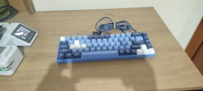 Teclado mecânico magegee mkbox azul