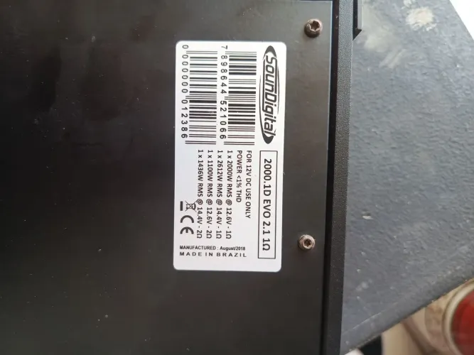 Amplificador SounDigital SD2000.1D EVO 2 Ohms
