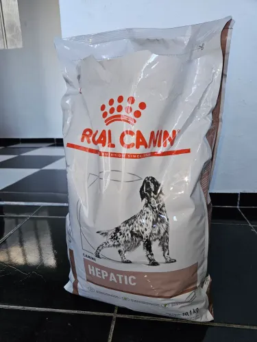 Ração royal canin hepatic 10,1kg (8kg restante no pacote)