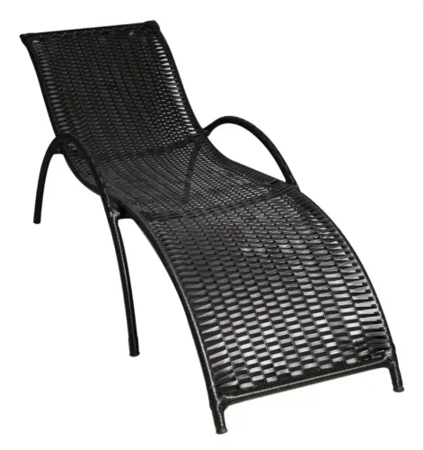 Espreguiçadeira PRETA para area externa piscina decorativo