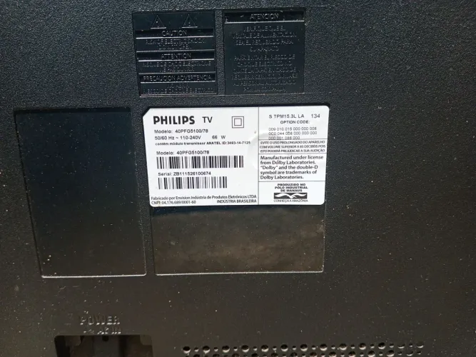TV Philips Smart (leia o anúncio)