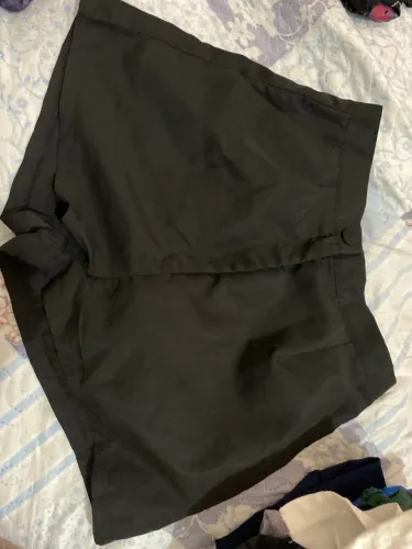 Short preto P alfaiataria