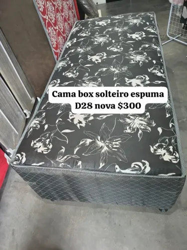 Cama Nova D28 Espuma - Solteiro (ENTREGA GRÁTIS)