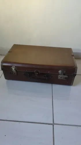 Mala Antiga Vintage Original IV Centenário - Década de 1950 - São Paulo