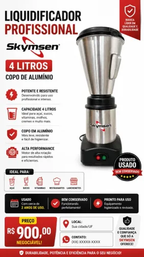 LIQUIDIFICADOR PROFISSIONAL