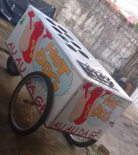 Carroça de cachorro quente 