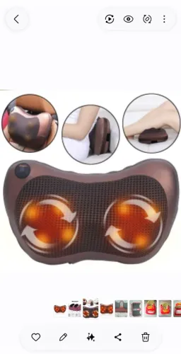 Massageador Ombros, Pescoço, Lombar com infravermelho 