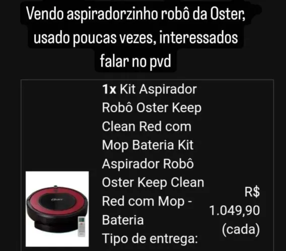 Aspirador robô 
