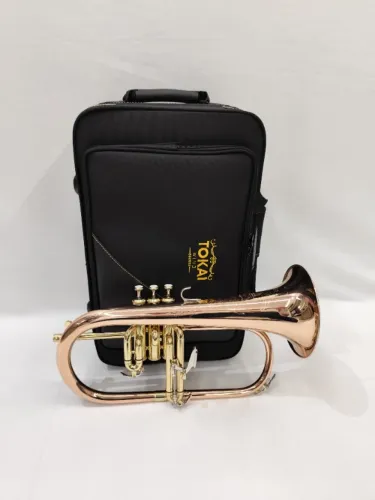 Flugelhorn Tokai TFH-400GB Sib - Gold Brass - NOVO R$3849,00- Parcelo 18x cartão -Troco