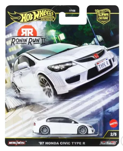 Hot Wheels 07 Honda Civic Type R JBK53 - Premium 2026 - Ronin Run