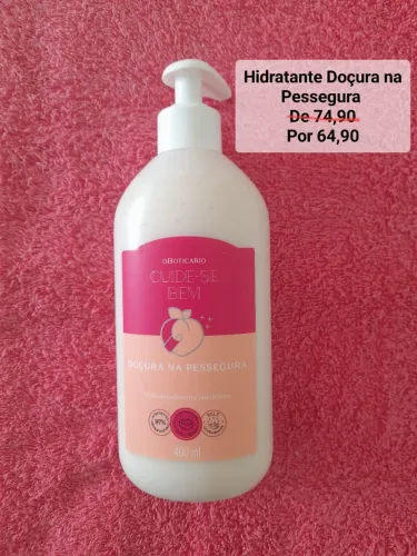 Hidratante Cuide-se Bem Doçura na Pessegura 