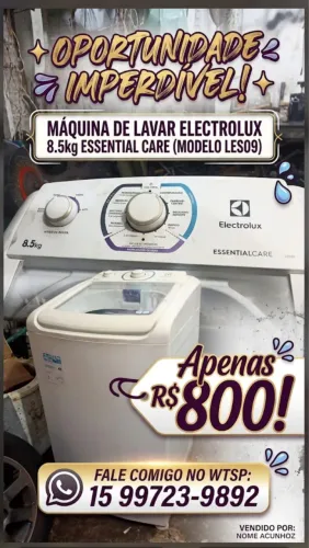 Vende se máquina de lavar