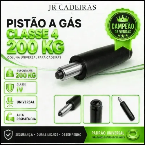 Pistão Coluna A Gás Cadeira Diretor Presidente , Secretária Cor Preto.