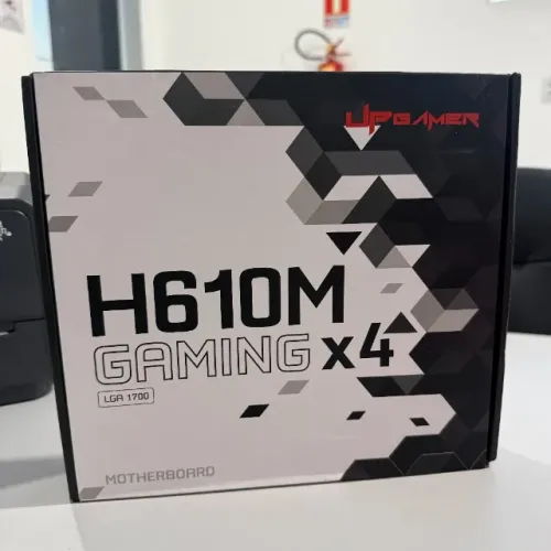 Placa Mãe H610M Gaming X4 LGA1700 DDR4 NVMe Branca 12a 13a 14a Geração NOVA