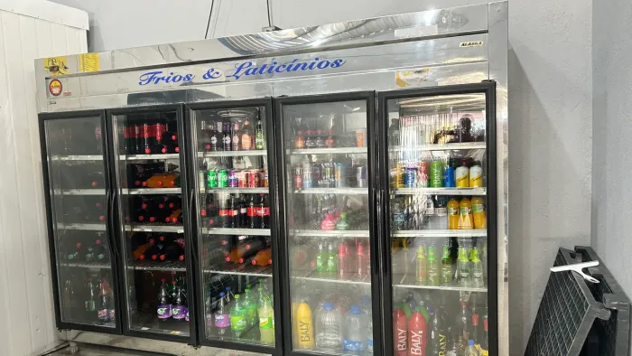 Freezer inox 5 portas