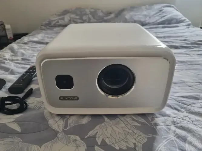 Projetor Flixtone D9w Ultra Funcionando Perfeitamente Branco 127/220v