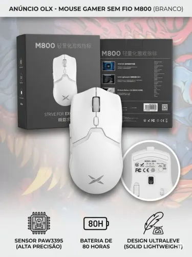 Mouse M800 Lightweigth gaming mouse