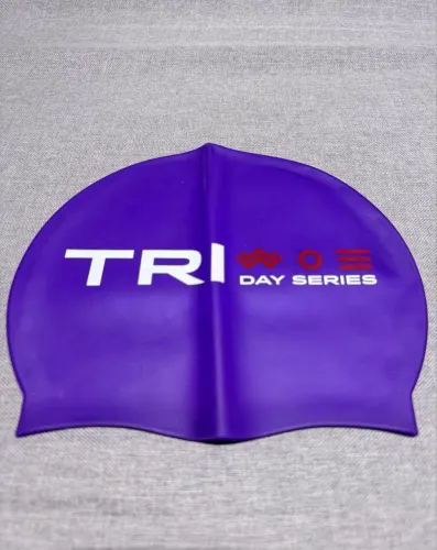 Touca De Natação Triday Séries Aqua Sphere Triathlon Roxa