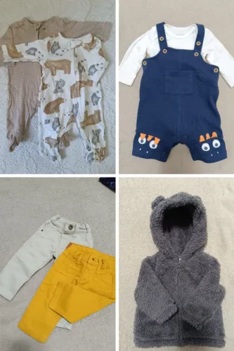 Lote de roupinhas para bebê menino 