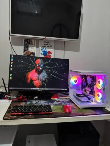 Pc gamer completo e garantia/ r5 5500 + rx 590