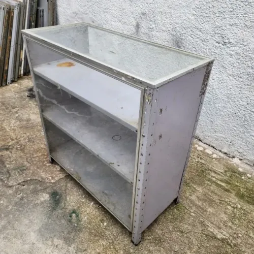 Balcão de Ferro com Vidro Para Loja Usado