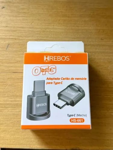 Leitor de Cartão Micro-SD OTG USB-C Hrebos