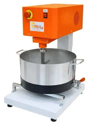 Máquina de Salgados Masseira Orbital Profissional a Gás 10KG Semi Nova Compact Print