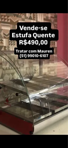 Estufa Quente Profissional para Salgados e Lanches