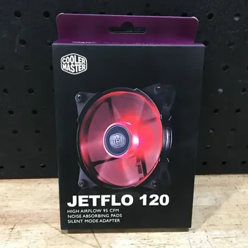 Fan Cooler Master JetFlo 120mm LED Vermelho R4-JFDP-20PW-R1