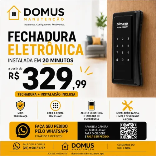 Fechadura Eletronica Digital INATALAÇÃO GRÁTIS
