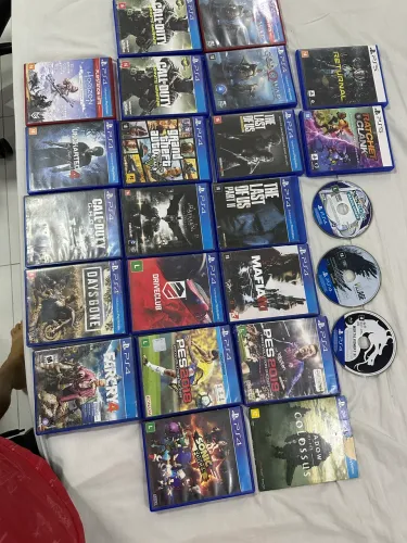 23 Jogos PS4 e Ps5 Midia Fisica, 700$ Desconto