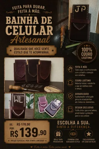 Bainha de couro Raiz