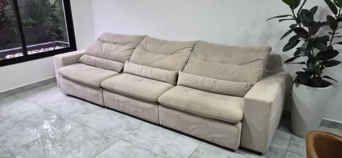 Sofá-Cama Retrátil Ciello Modelo Falcon 360x140 Excelente Pra Vender