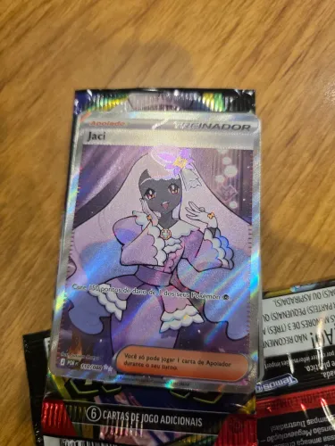 Carta Pokémon Jaci 110/088 - Full Art / Ilustração Especial (Holográfica)
