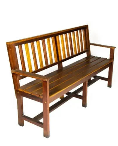 BANCO DE MADEIRA C BRAÇO 166x45x97