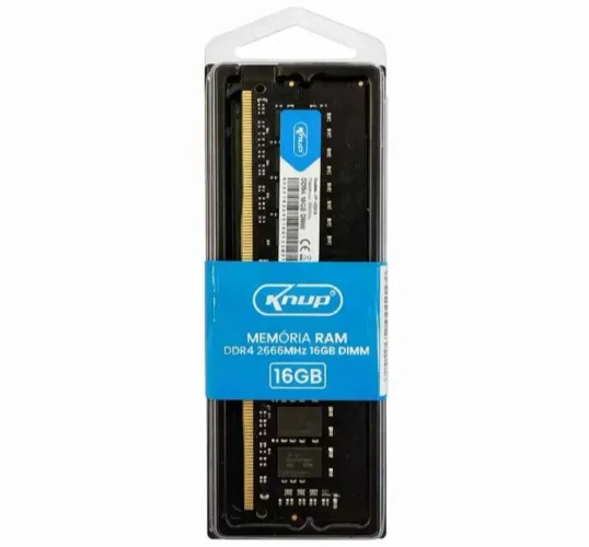 Memória Ram Desktop Gamer 16gb 2666mhz Ddr4 Dimm Knup Kp Hd818