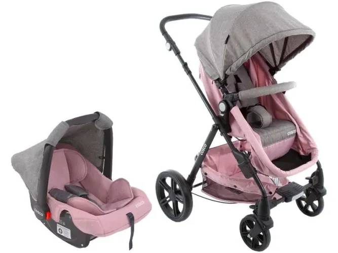 Vendo carrinho com bebe conforto