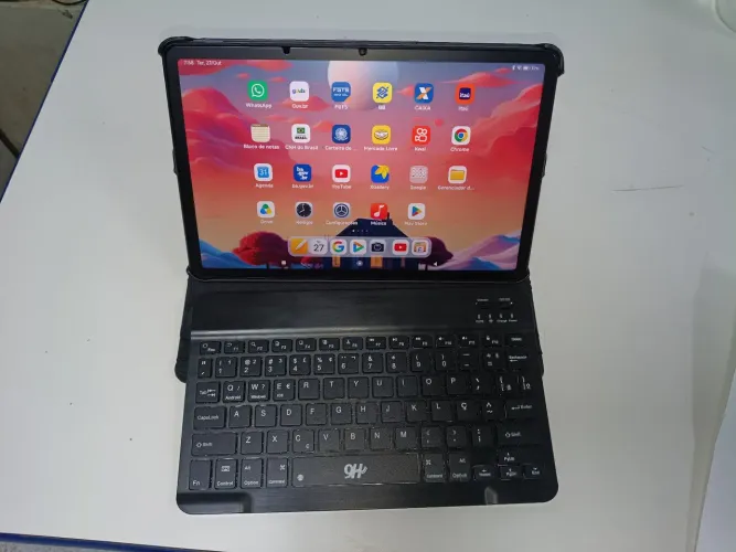TABLET NOVO NA CAIXA XIAOMI PAD2 128 G CINZA COM TECLADO E CAPA 