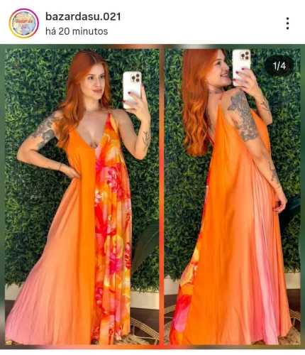 Vestido estampado Caribe Farm