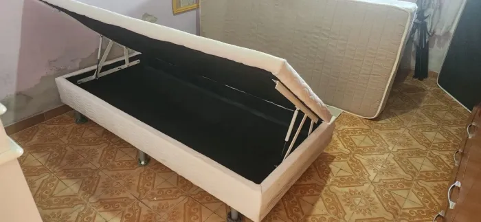 Cama box baú solteiro