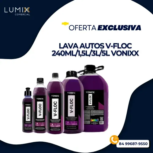 LAVA AUTOS V-FLOC 240ML/1,5L/3L/5L VONIXX