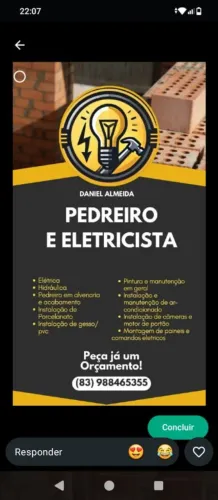 Faço todos os serviços