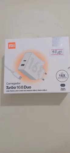 Carregador Turbo 168 Duo Tipo C