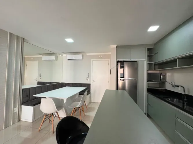 Locação Anual - apartamento mobiliado com 2 dormitórios e 1 vaga - Balneário Camboriú  