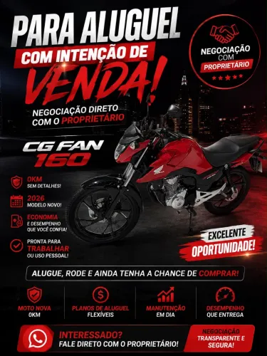 Locação de moto com intenção de venda 