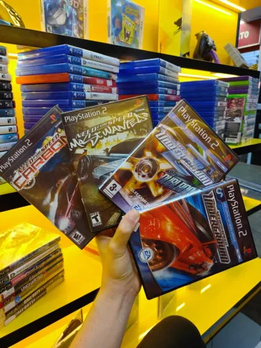 JOGOS REPRO PS2 NOVO NEED FOR SPEED UNDERGROUND 1 E 2 + MOST WANTED E CARBON
